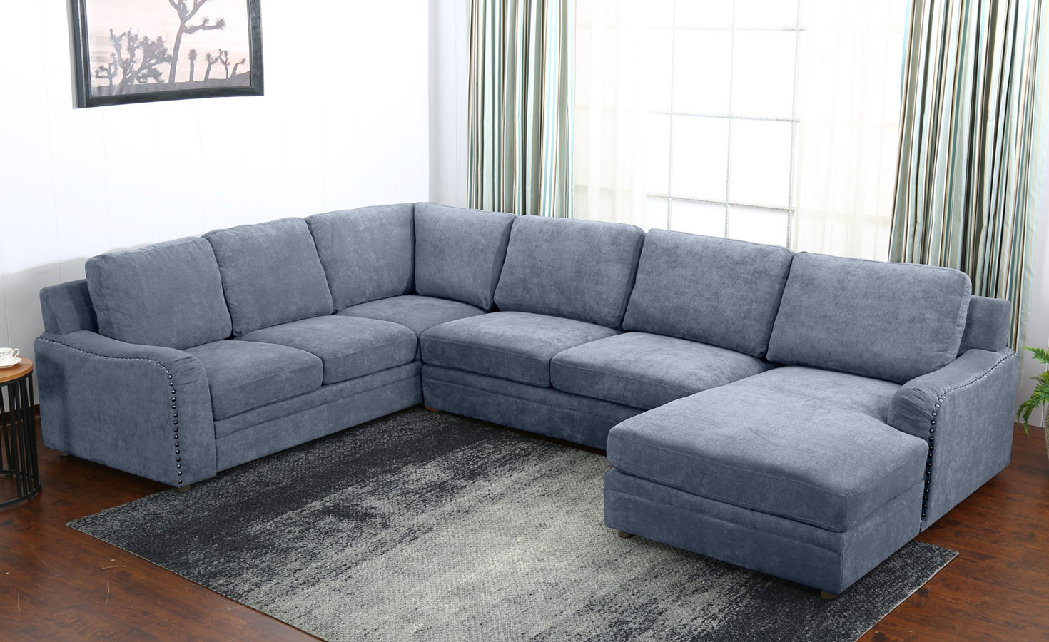 MIAMI CORNER SOFA- DARK GREY
